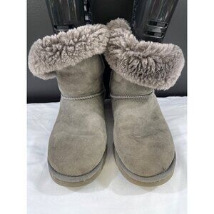 Ugg Australia Women's Grey Leather Shoes/Boots Size 9 SKU 5678